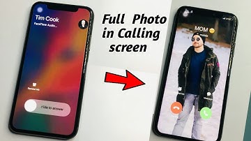 How to set Full Photo in caller screen in any iPhone  || Ira