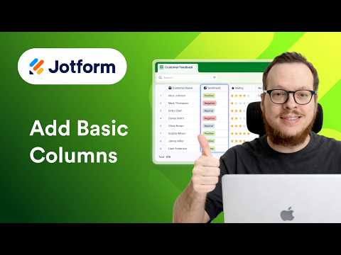 How to Use Jotform AI Data Assistant for Table Columns