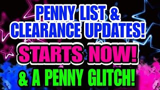 GLITCHES! AND DOLLAR GENERAL PENNY LIST \& CLEARANCE UPDATES!