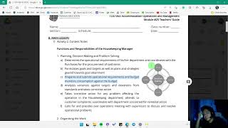 Managing and Monitoring the Housekeeping Job || Accommodation Operations Management