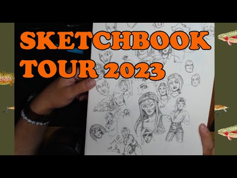 Sketchbook Tour - Flipping Through My 2023 Sketchbooks - YouTube