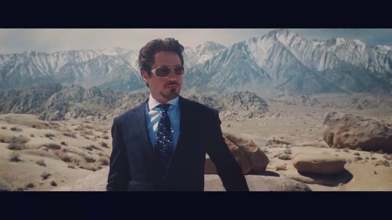 Iron Man 2008 Tony stark bomb testing in mountains - YouTube