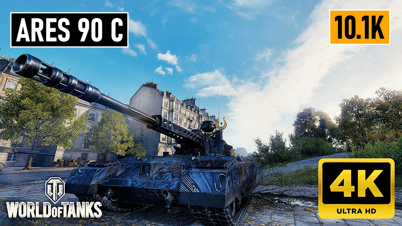 5:32 Speedrun: Ares 90 C 10,167 DMG (133 shots) | WoT