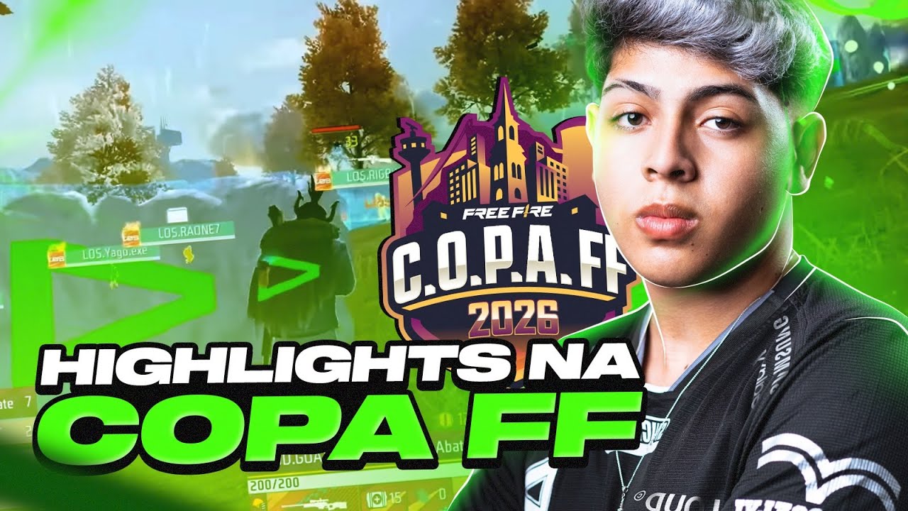 HIGHLIGHTS NA COPA FF E CAMPEONATOS! 💚🖤 Free Fire Highlights 
