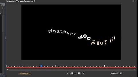Olive 0.2 proposal: text animation