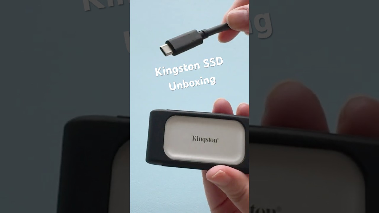 Kingston SSD for iPad & iPhone – Real unboxing sounds 🎧
