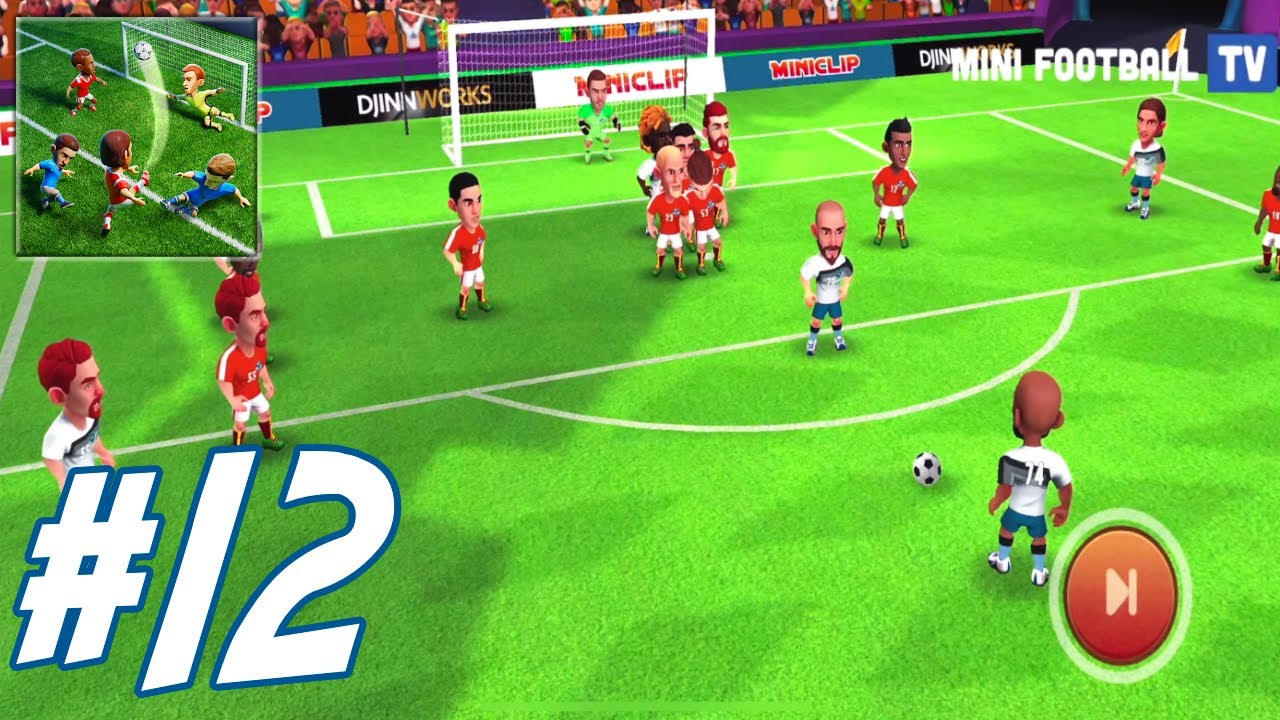 Mini Football Gameplay Walkthrough 12 Free Kick Goal! (iOS, Android