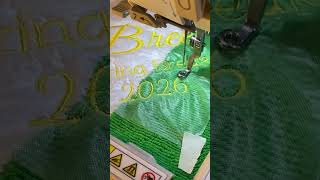 Janome 550E with a MagnaHoop! #magnahoop #janome550e