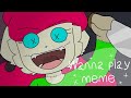 Wanna play meme (kitty doll) // flipaclip [READ DESC]