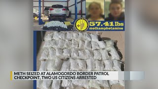 Meth seized at Alamogordo Border Patrol checkpoint, two US citizens arrested