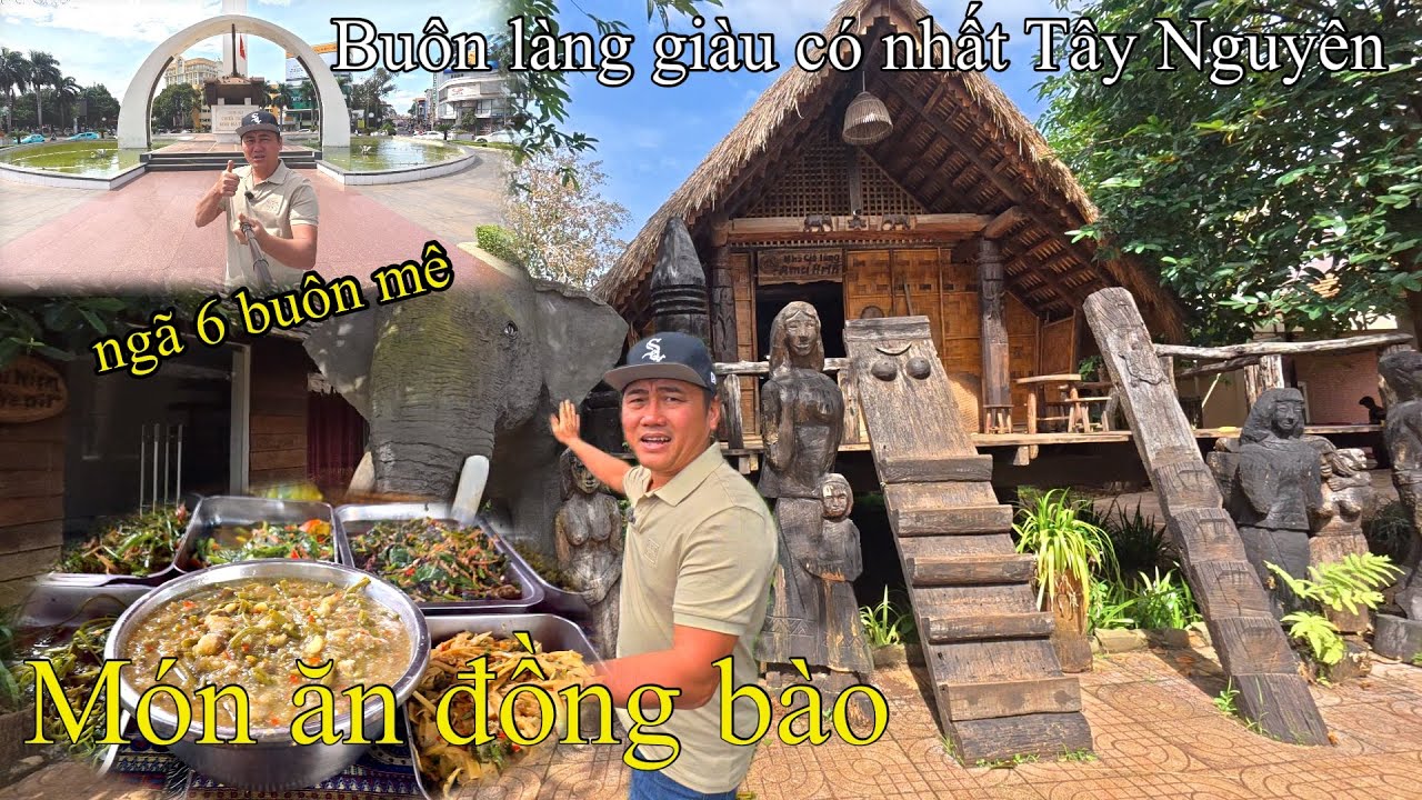 В самой богатой деревне Центрального нагорья множество красивых домов на сваях, где люди