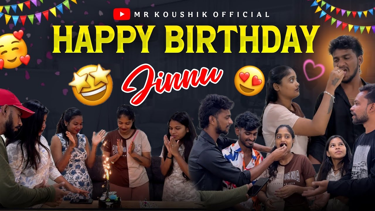 Happy birthday jinnu || mrKoushikofficial || @Shree_Prabha_Official @MrKoushikOfficial-m3u7v 
