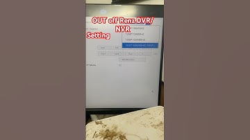 Display settings Out off Renz DVR/NVR Hikvision Resolution Display Settings output Display HDMICABAL