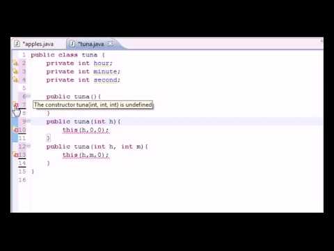 Java Programming Tutorial 39  Multiple Constructors