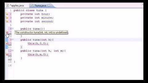 Java Programming Tutorial 39  Multiple Constructors