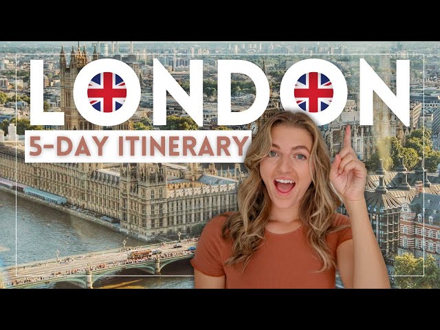 Travel vlog - How to Spend 5 Days in LONDON: London 5-Day Itinerary