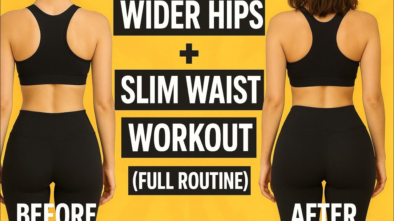 Wider Hips + slime waist workout ( Full Routine)