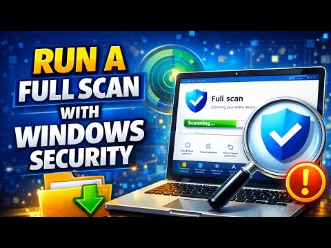 How To Run a Full Scan with Windows Security (Defender)
