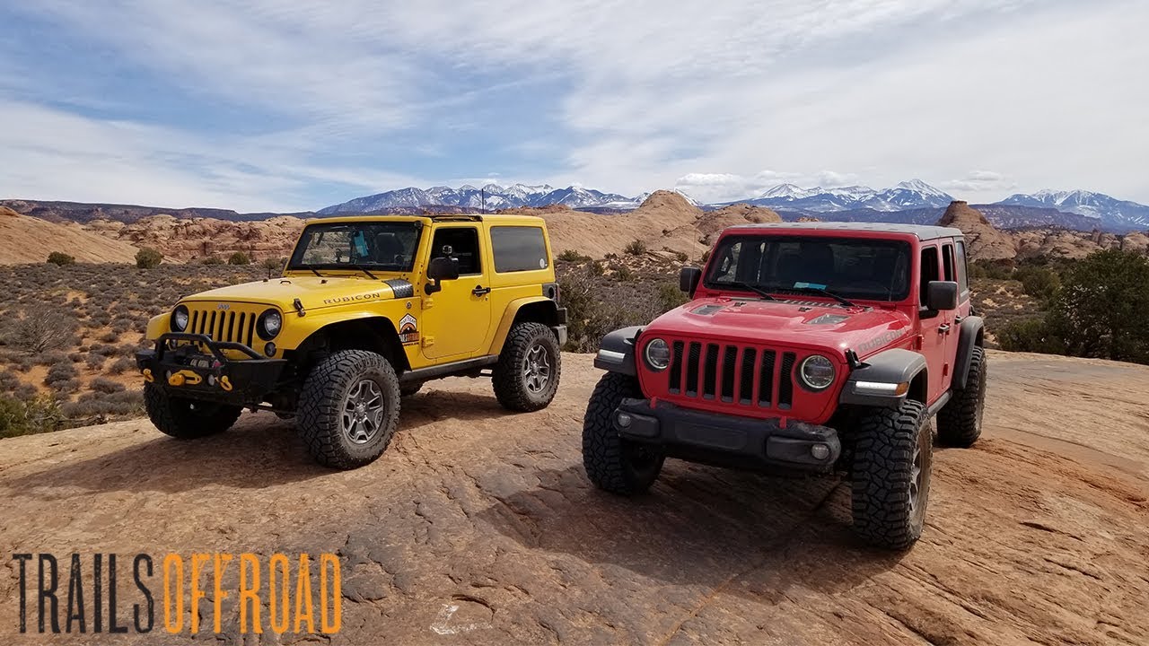 Brand New 2018 Jeep Wrangler JLU Rubicon Takes On Moab! - Fins & Things -  4K/UHD/HD - YouTube