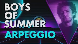 The Boys of Summer Arpeggio in Synthwave
