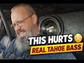 Below Tuning = Chaos 😈 | SLAPZ Audio Subs Flex My Tahoe (Port Flag Demo)