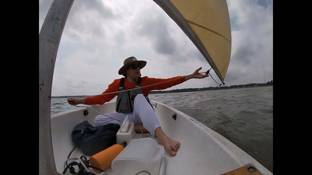 sea snark sailing in a figure 8