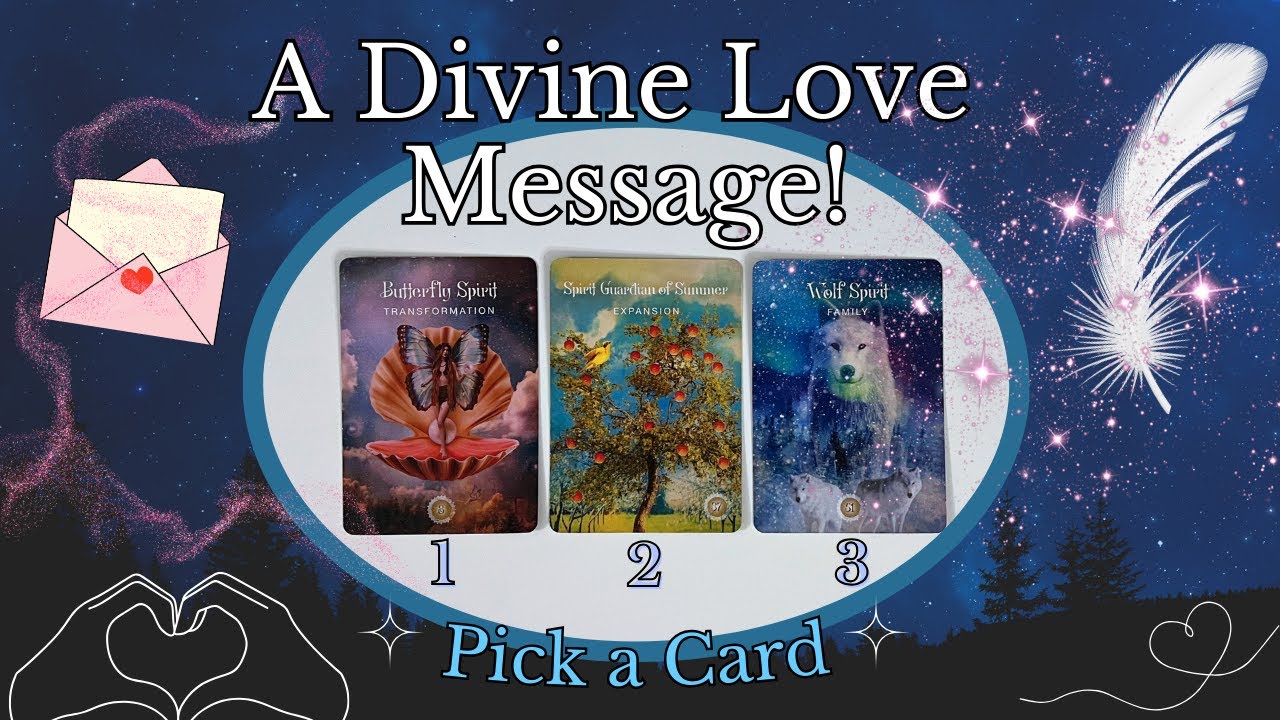 A DIVINE LOVE MESSAGE ❤️😍🥰 Tarot ✨ Pick a Card ✨