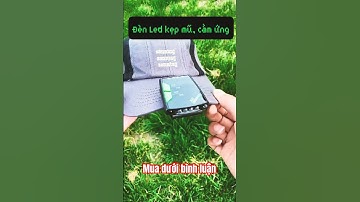 Đèn LED Mini Cảm Ứng Kẹp Mũ Chính Hãng Kaiwo Sạc USB dành Cho Người Đi Câu, Đi Leo Núi, Cắm Trại...