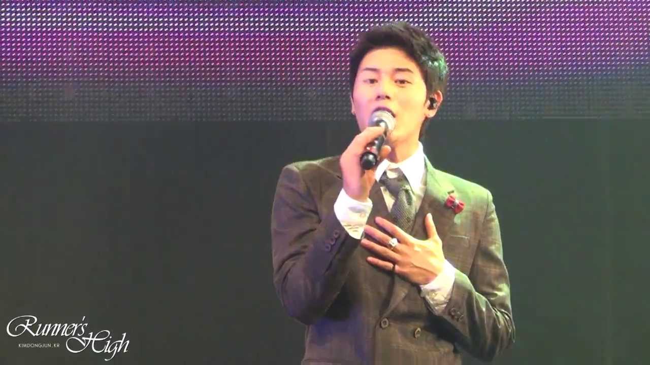 [Fancam]131129 ZE:A FIVE 동준 - 헤어지던 날 (Osaka concert)