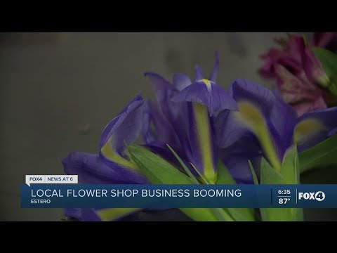 Local floral shops booming