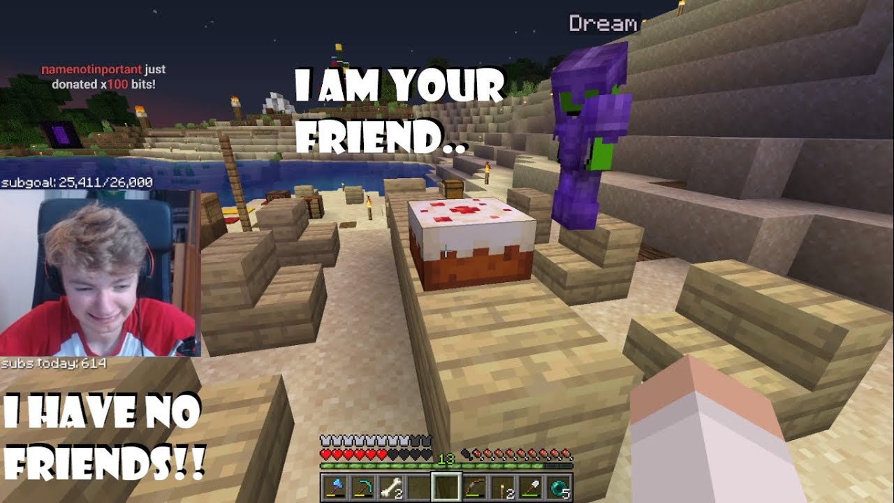 Tommy almost cries when no one comes to his beach party