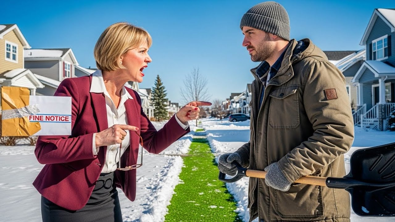 HOA Fined Me For Shoveling Too Loud, Then Complained When I Stopped Clearing The Shared Sidewalk