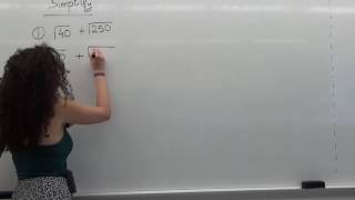 CUNY ELEMENTARY ALGEBRA FINAL EXAM (CEAFE) Sample Exam Form C Problem #1 Solution