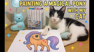 Painting a Magical Pony With My Cat screenshot 4