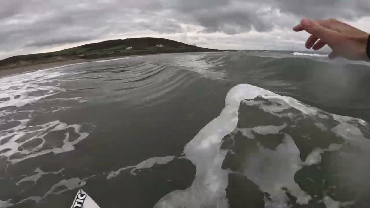 POV Surfing Low Tide Croyde