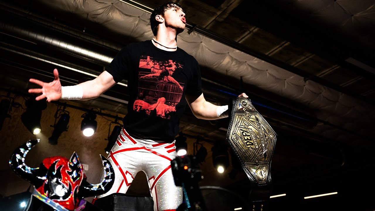 Nick Wayne vs. Gringo Loco vs. Arez - DEFY Wrestling Championship Match (5/5/23)