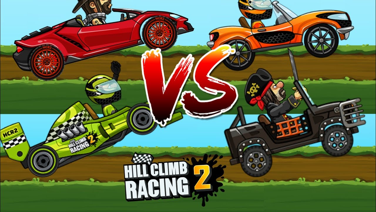 Cars climb racing