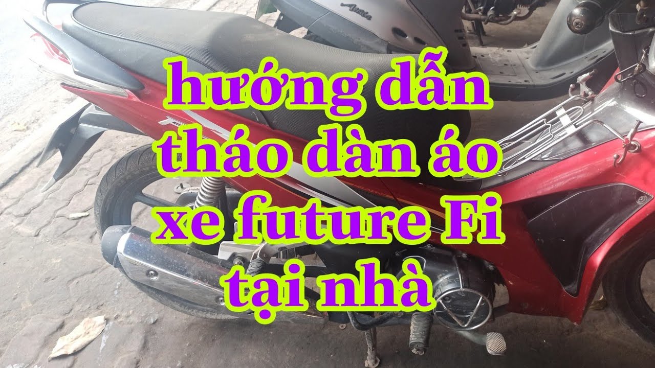 hướng dẫn sửa xe tại nhà, cách tháo dàn áo xe Honda... - youtube