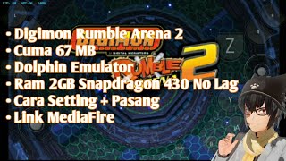 Download Dan Cara Pasang Game Digimon Rumble Arena 2 Di Android [ Dolphin Emulator ] Cuma 67MB screenshot 4