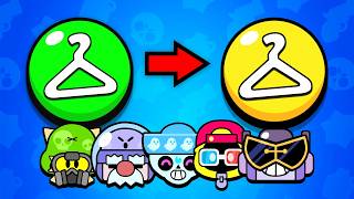 I Turned a RARE Skin into a LEGENDARY Skin in Brawl Stars! (Parts 1-5)