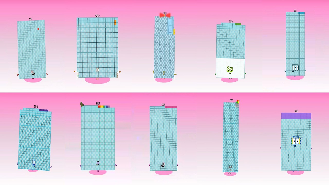 Персонажи Sprunki из серии Numberblocks с 551 по 560 | Подборка Incredibox #sprunki #incredibox #...