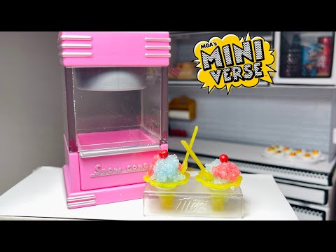 Let’s Unbox and Make Snow Cones | New Miniverse Appliances Series 2
