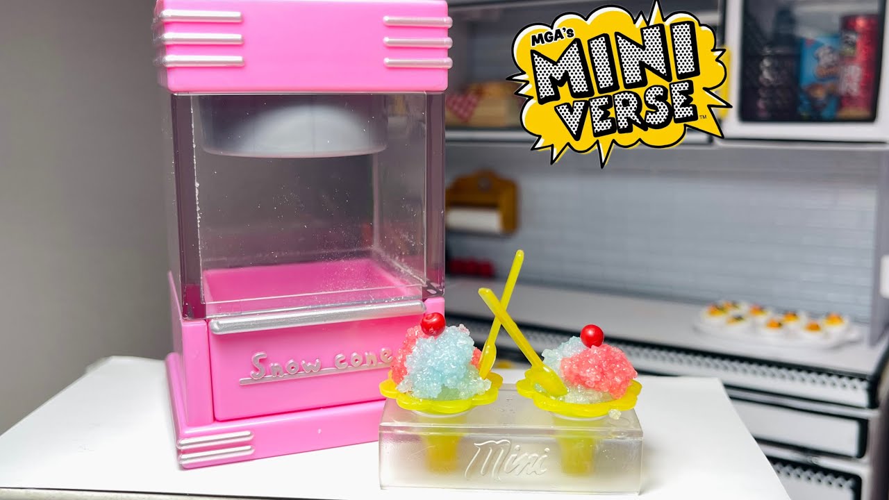 Let’s Unbox and Make Snow Cones | New Miniverse Appliances Series 2
