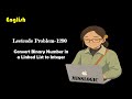 Leetcode no 1290 |Convert Binary Number in a Linked List to Integer | Java | C++| English