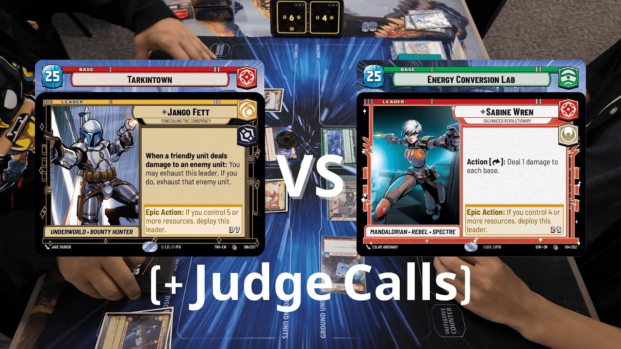 Sabine ECL vs Jango Tarkintown | Star Wars Unlimited Weekly Gameplay | R3