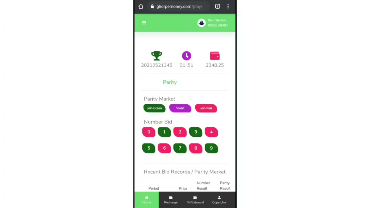 New Earning Website 2021 | New Colour Prediction Game | Free Signup Bonus | Ghor Pe Money