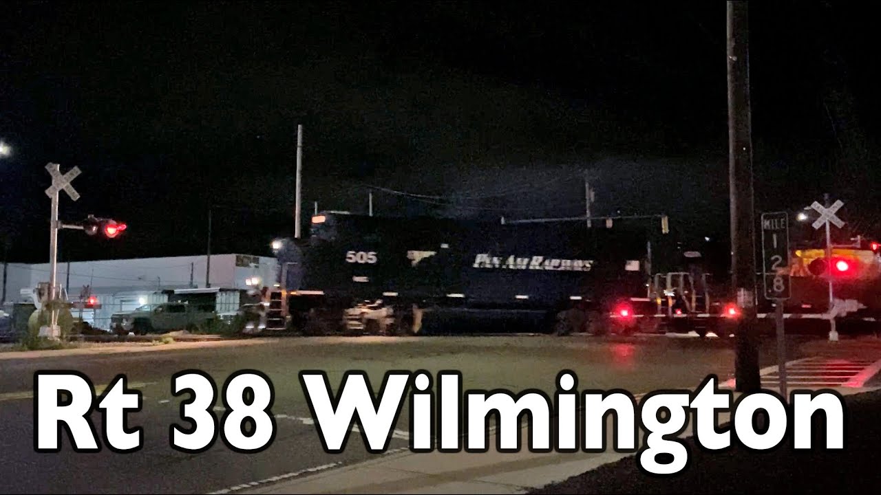 Pan Am Freight Crossing Rt 38 in Wilmington