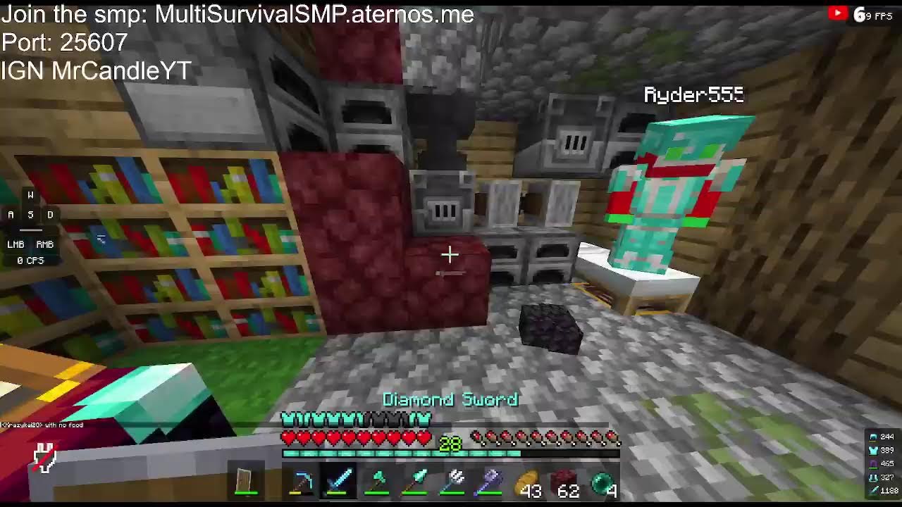 🔴SurvivalSMP | Minecraft LIVE | Playing with viewers | Bedrock and java🔴(Day 3)