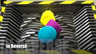 How to make slime , playdoh and other kids' toys (un)shred - satisfying reverse video screenshot 5