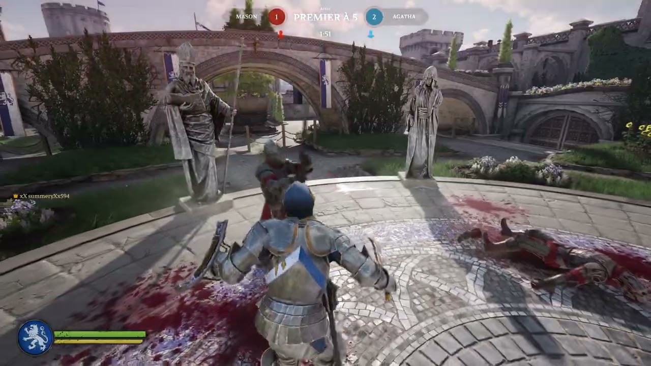 Chivalry 2 - duel Agatha vs Mason